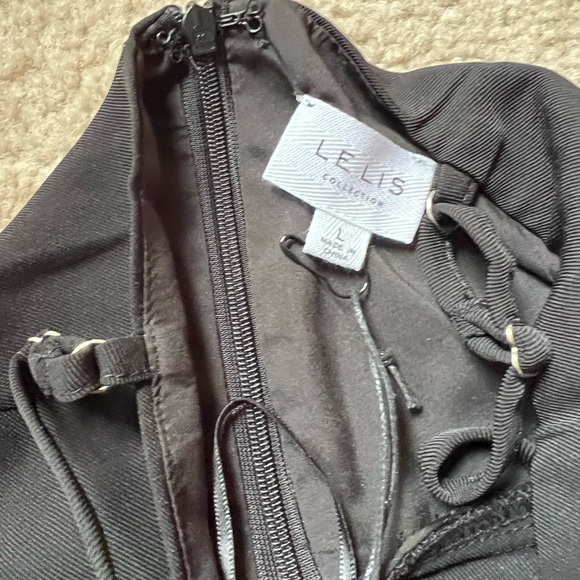 Pink lily BETTER OFF WITH ME BLACK ROMPER - Picture 7 of 8